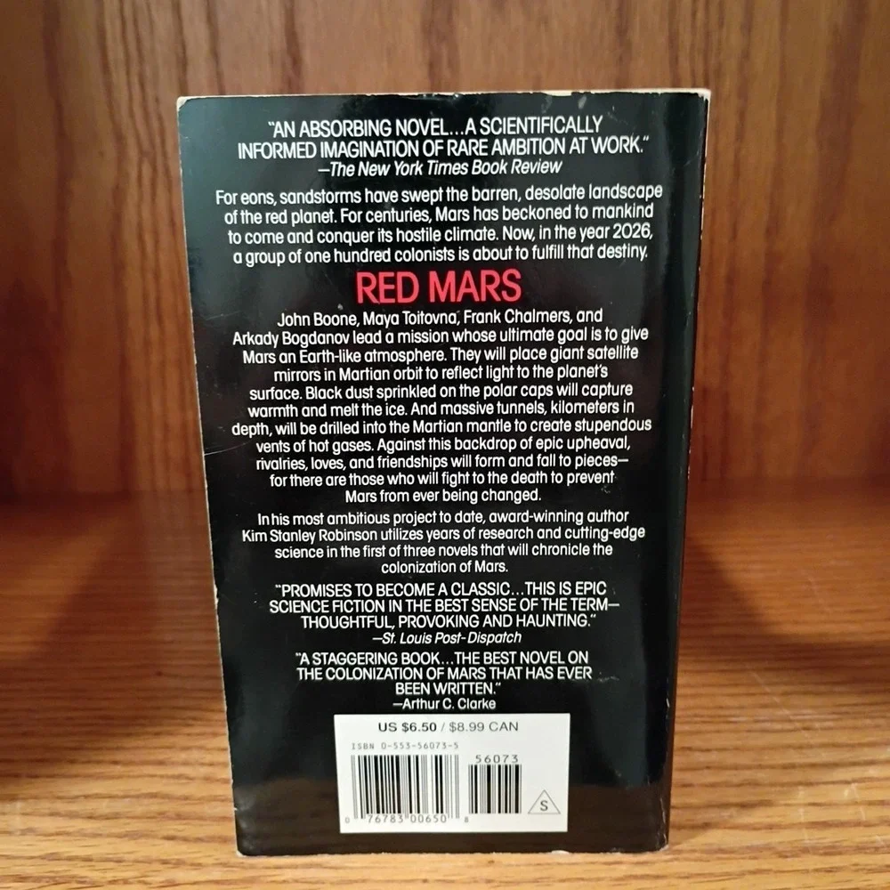 Mars Trilogy Set Red Green Blue Mars Kim Stanley Robinson Sci-Fi Bantam Spectra